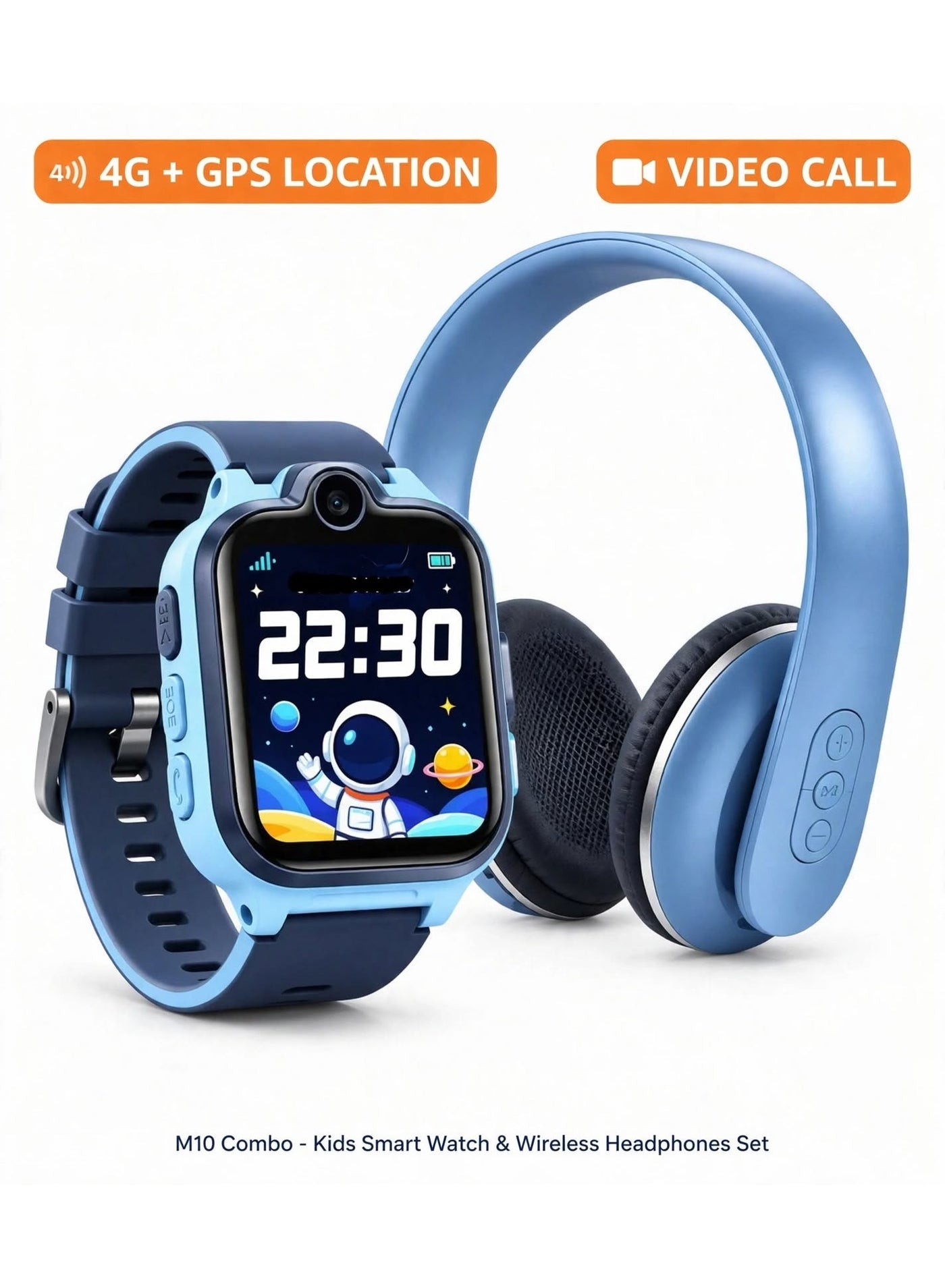 M10 Combo Kids Smart Watch & Wireless Headphones…