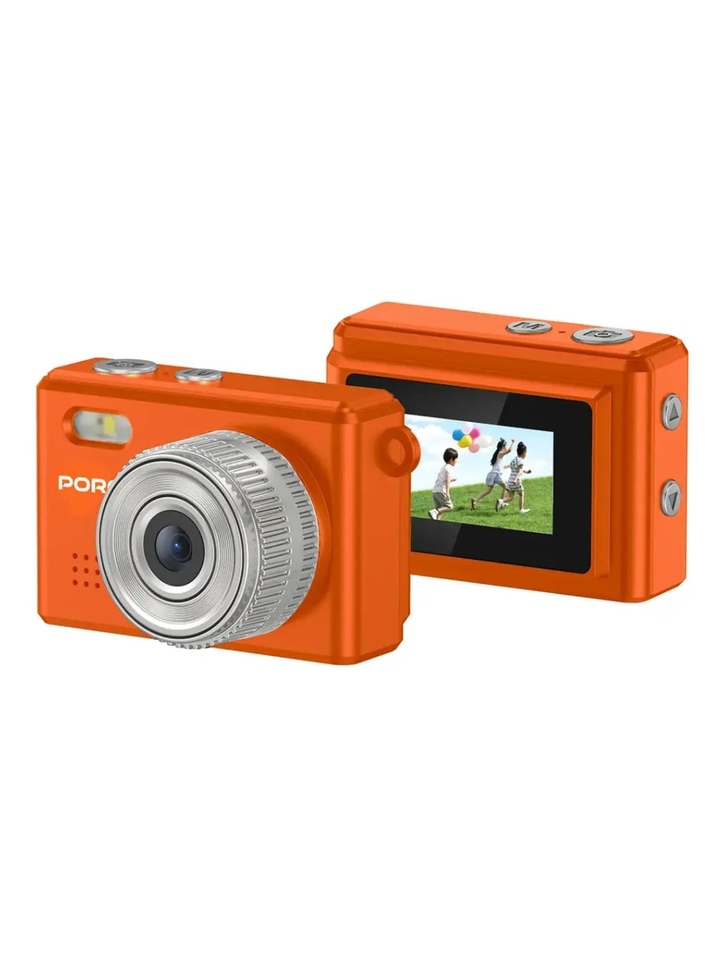 Compare Mini Digital Camera with 0.96 HD Screen, 6 Color Filters, 2MP Photo Resolution, 1080 Pixels Video Resolution, 7580 Minutes Operating Time, 200mAh Battery Capacity, TypeC Charging Port, Instant Webcam Function  Orange at KSA Price