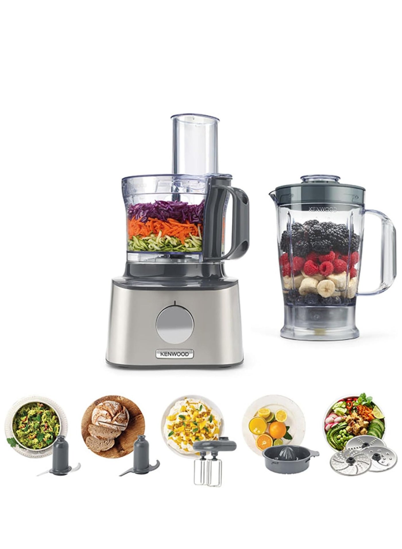 Food Processor Multi-Functional With 3 Stainless…