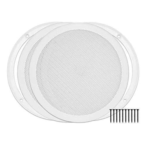 Compare Reliable Hardware Company RH400282A White Surface Mount 838 Speaker Covers, Pair at KSA Price