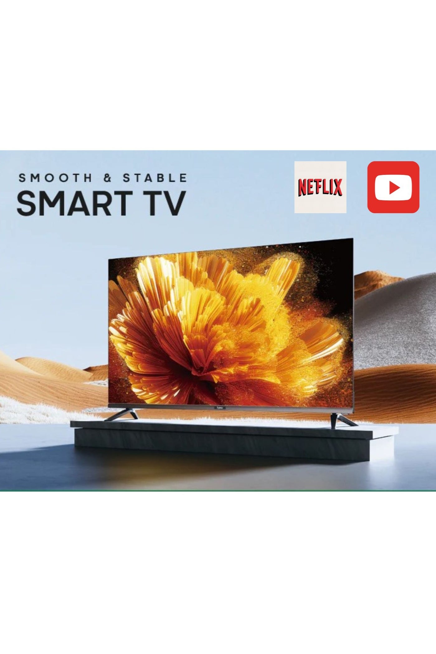 Compare 43 Android Smart LED TV – Full HD, Netflix, YouTube, USBHDMIARC, WiFi, Multimedia Entertainment Hub at KSA Price