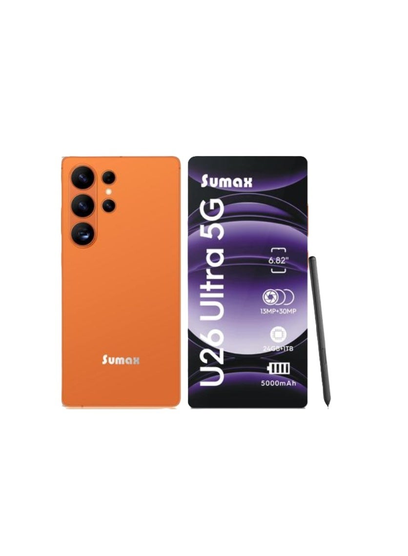 Sumax U26 Ultra 5G Android Smartphone, 24GB…