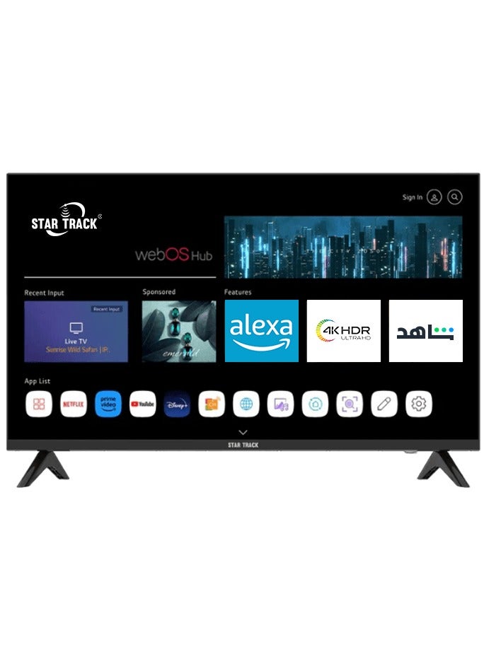 STAR TRACK 58-inch 4K UHD WebOS Smart LED…