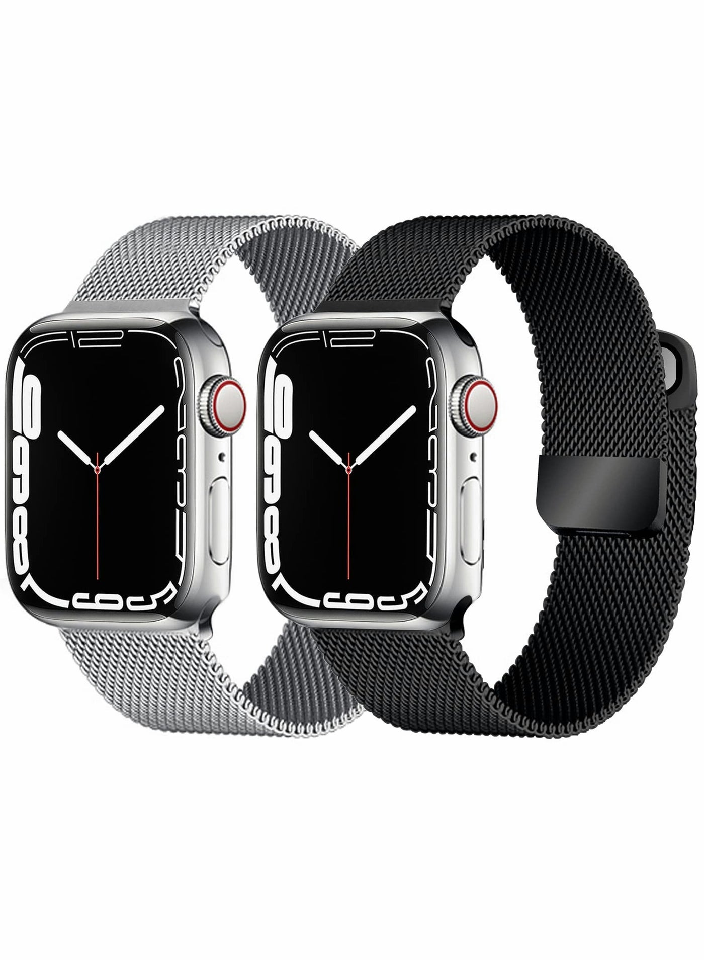 Compatible for Apple Watch Band, Adjustable Stainless…
