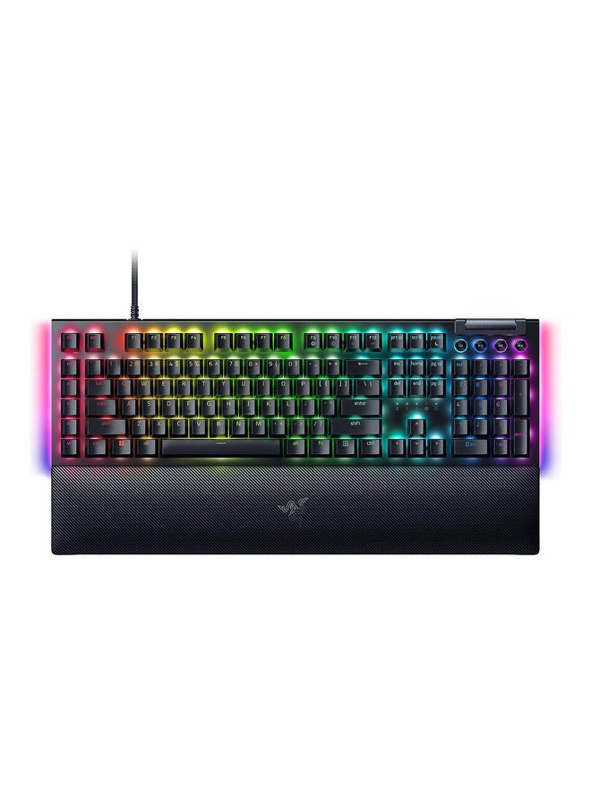 Compare BlackWidow V4 Mechanical Gaming Keyboard, Razer Green Switches, Wired Connectivity, MultiFunction Roller, 6 Macro Keys, Doubleshot ABD Keys, English Layout, Black | RZ0304690100R3M1 at KSA Price