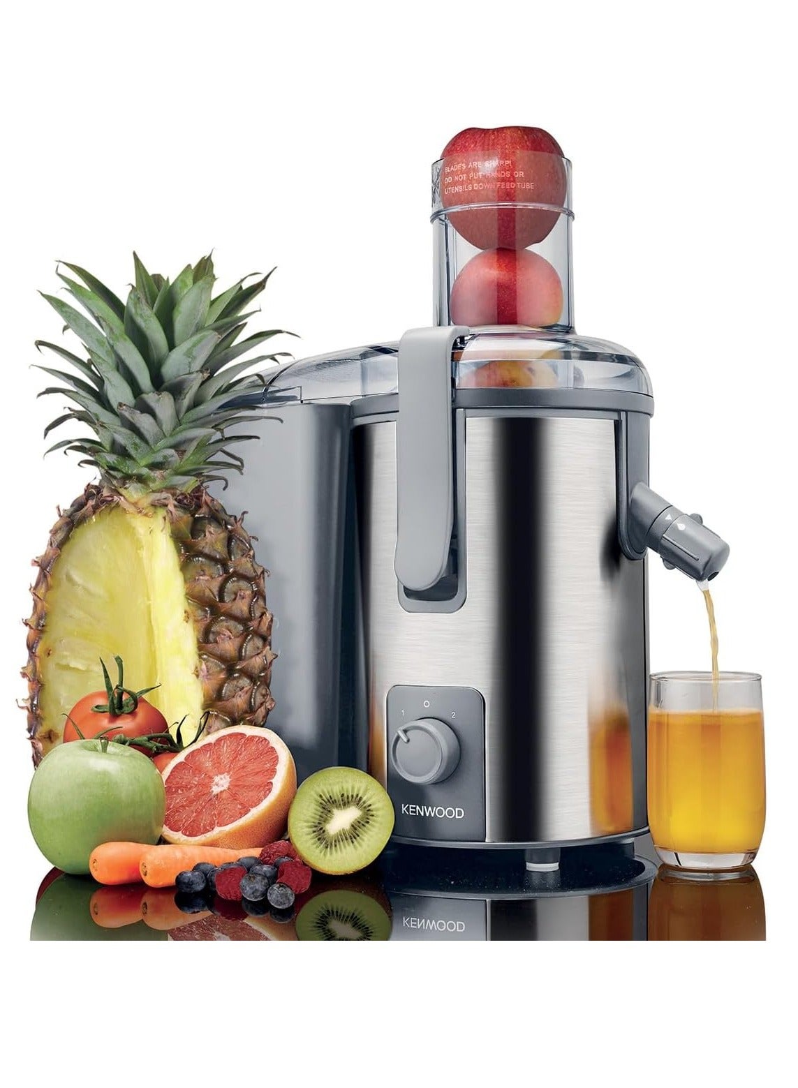 Juicer 700W Stainless Steel Juice Extractor with 75mm…