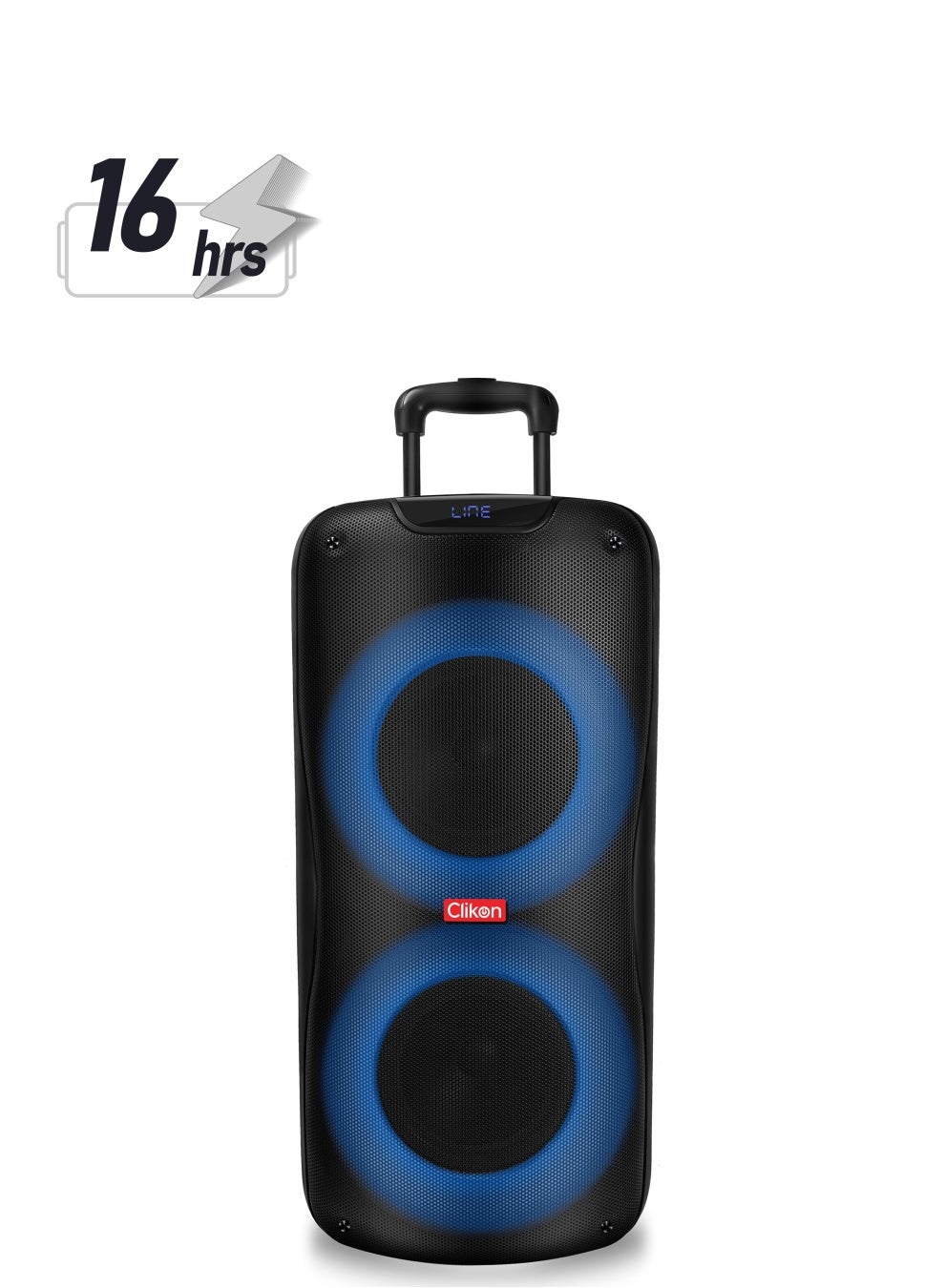 Compare Portable Bass  Bouncer Bluetooth Wireless Trolley Speaker With USbSdTfFm Radio And Dynamic Light Show at KSA Price