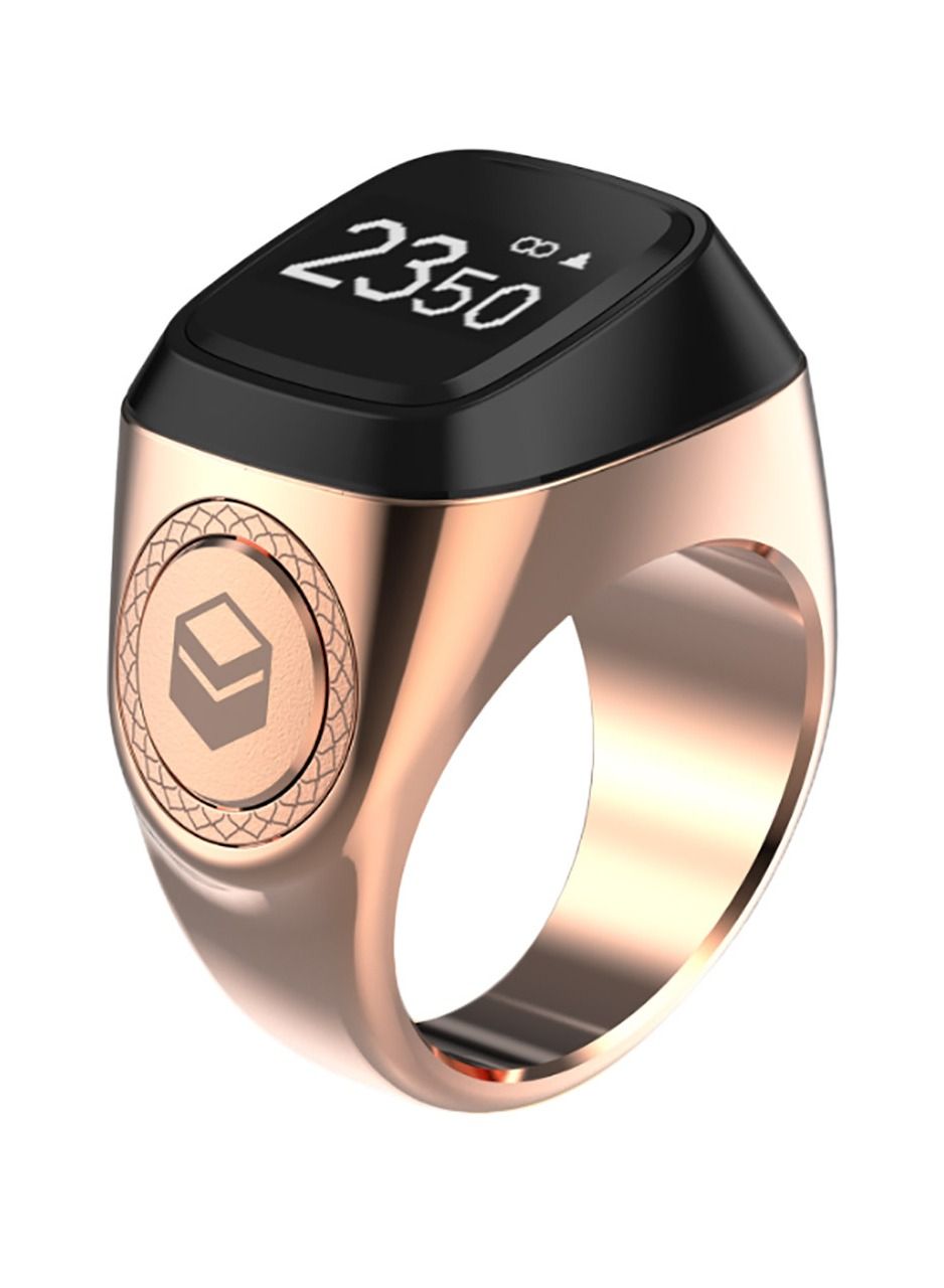 Smart Tasbih Zikr Metal Ring 18MM Rose Gold