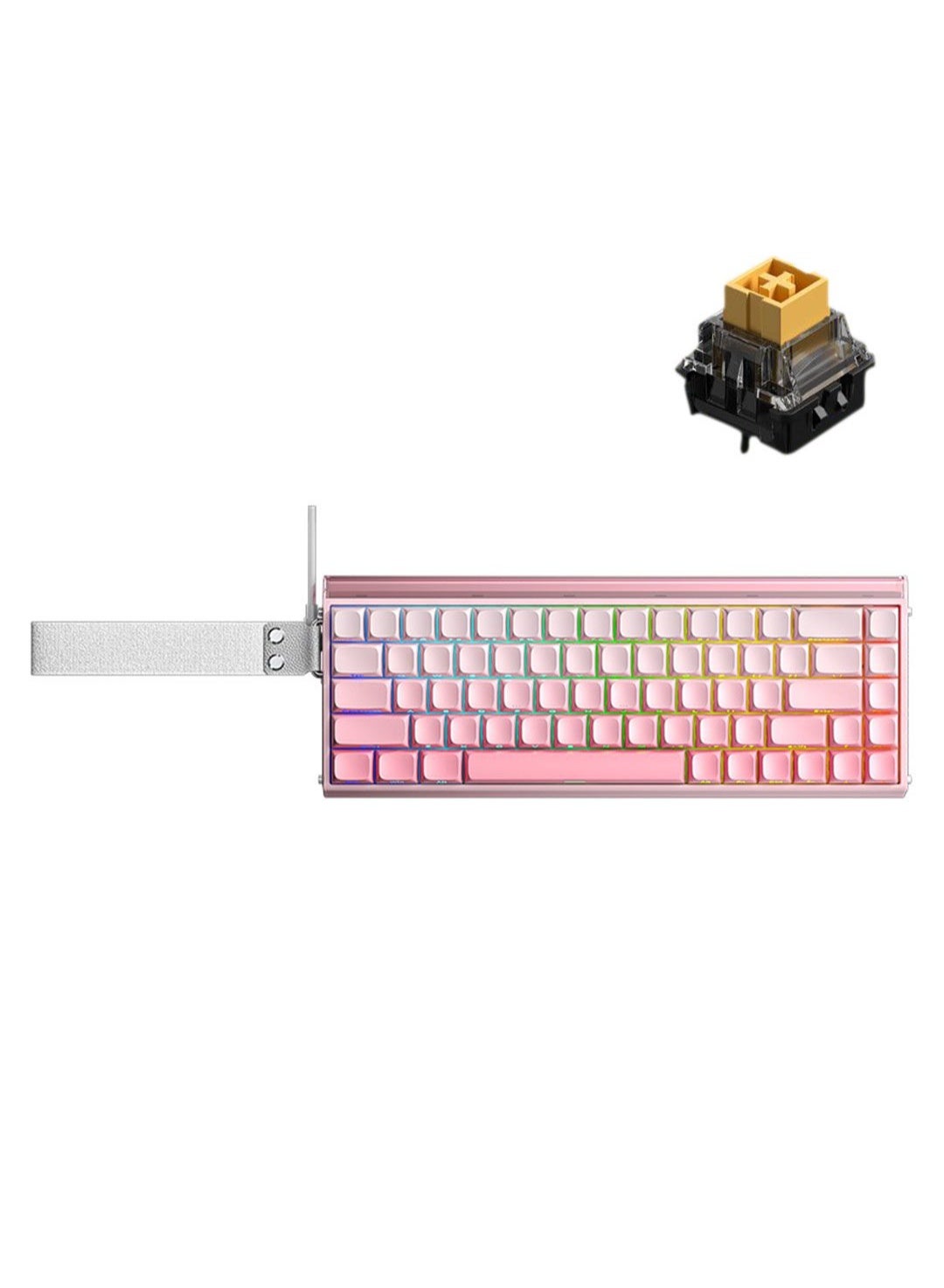 Compare Hero 68 HE 60% Gaming Keyboard Wired, Hall Effect Magnetic Black King Switch Keyboard with 8K Hz Polling Rate, Side Printed PBT Keycaps, RGB Neon Light Box, Customizable Web Software for PCMac Gamers at KSA Price