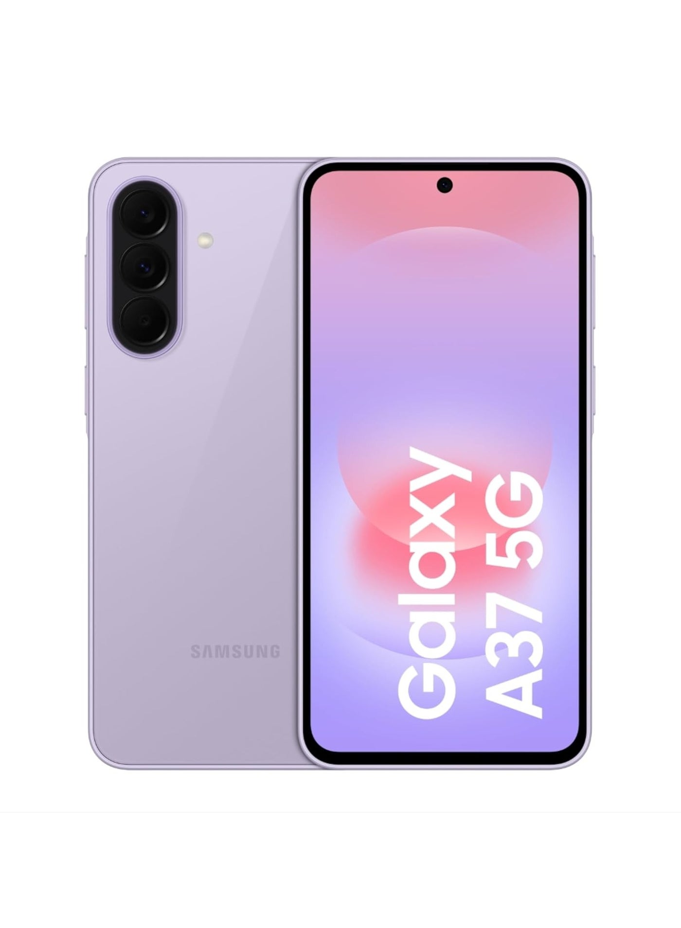 Compare Samsung Galaxy A37 5G Awesome Lavender, 8GB RAM, 128GB Storage, Agentic AI, Triple Camera with Nightography Video, 2 Days Battery Life, 6 Gen OS Upgrades, IP68, 7.4mm Sleek at KSA Price