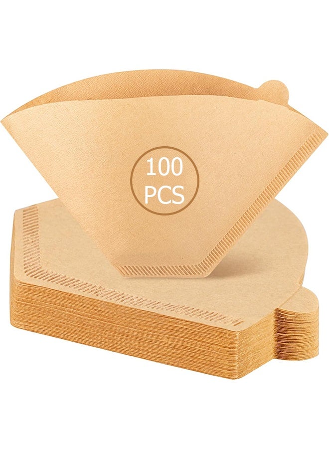 100Pcs Coffee Filters - Unbleached Natural Coffee…