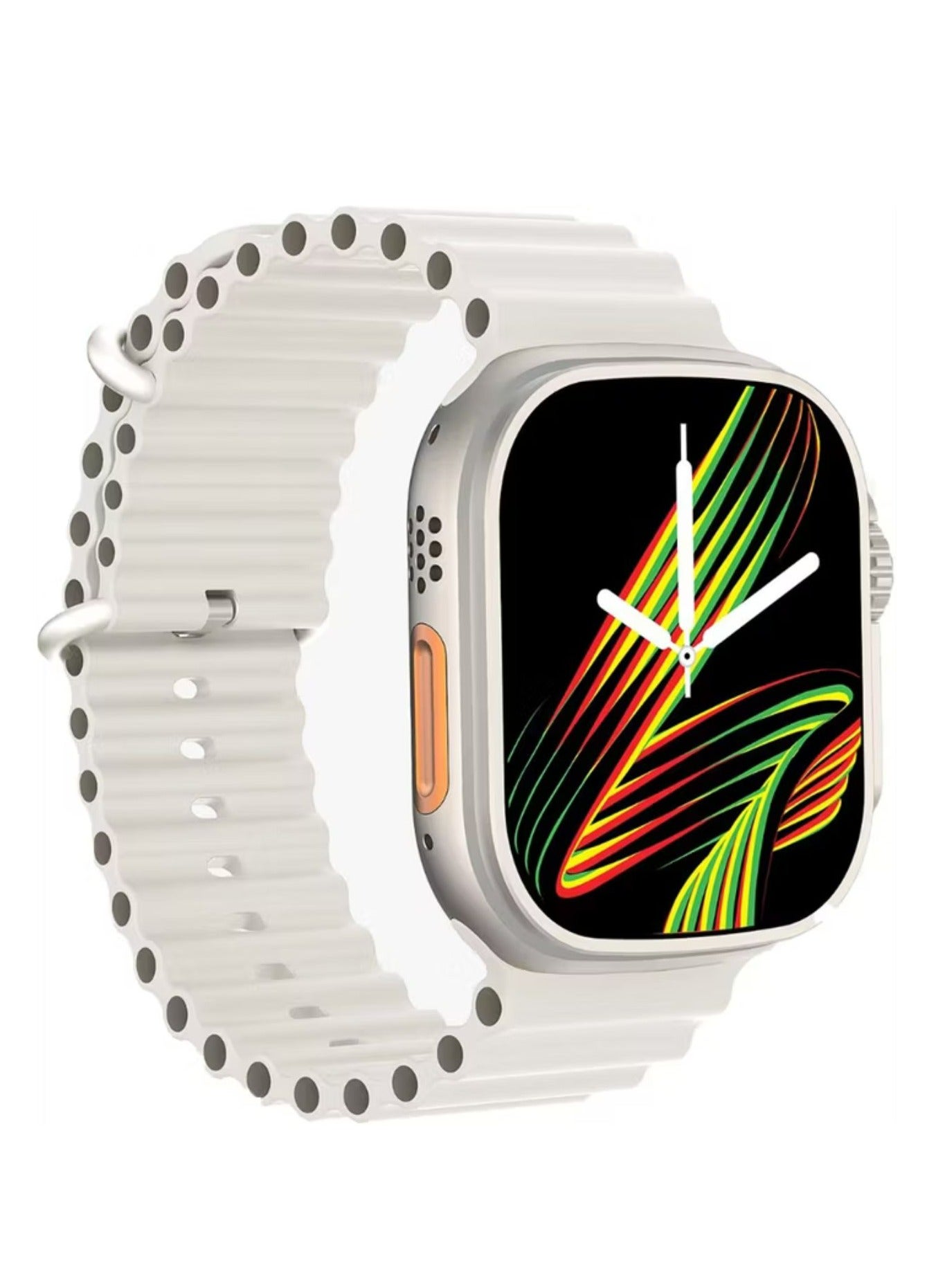 Compare Communicate Ultra Smart Watch with 1.85 Amoled Screen Dispaly, 280mAh Battery Capacity, Wireless Charging, AI Voice Assistant, 125 MB Flash Storage, 35 Days Working Time  Silver at KSA Price