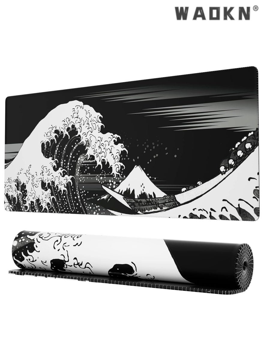 Extended Gaming Computer Mouse Pad, Large Black Mouse…