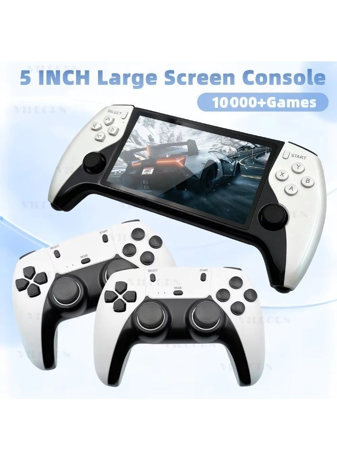Compare SF3500 Plus Handheld Game Console, 5inch HD IPS Screen, 10000+ Retro Games, 64GB Storage at KSA Price