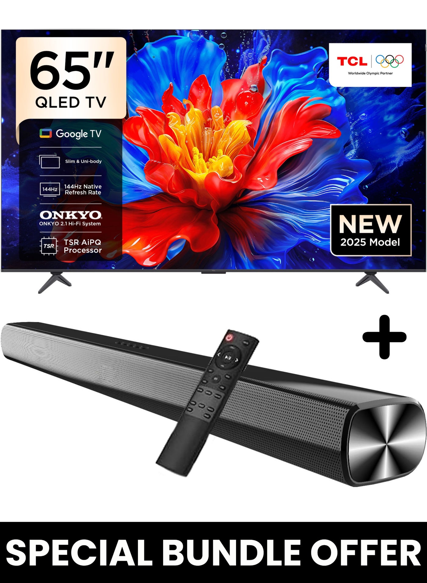 65-Inch P8K QLED 4K Smart TV + 2.0…