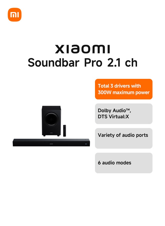 Soundbar Pro 2.1 ch MDZ-41-DB Black