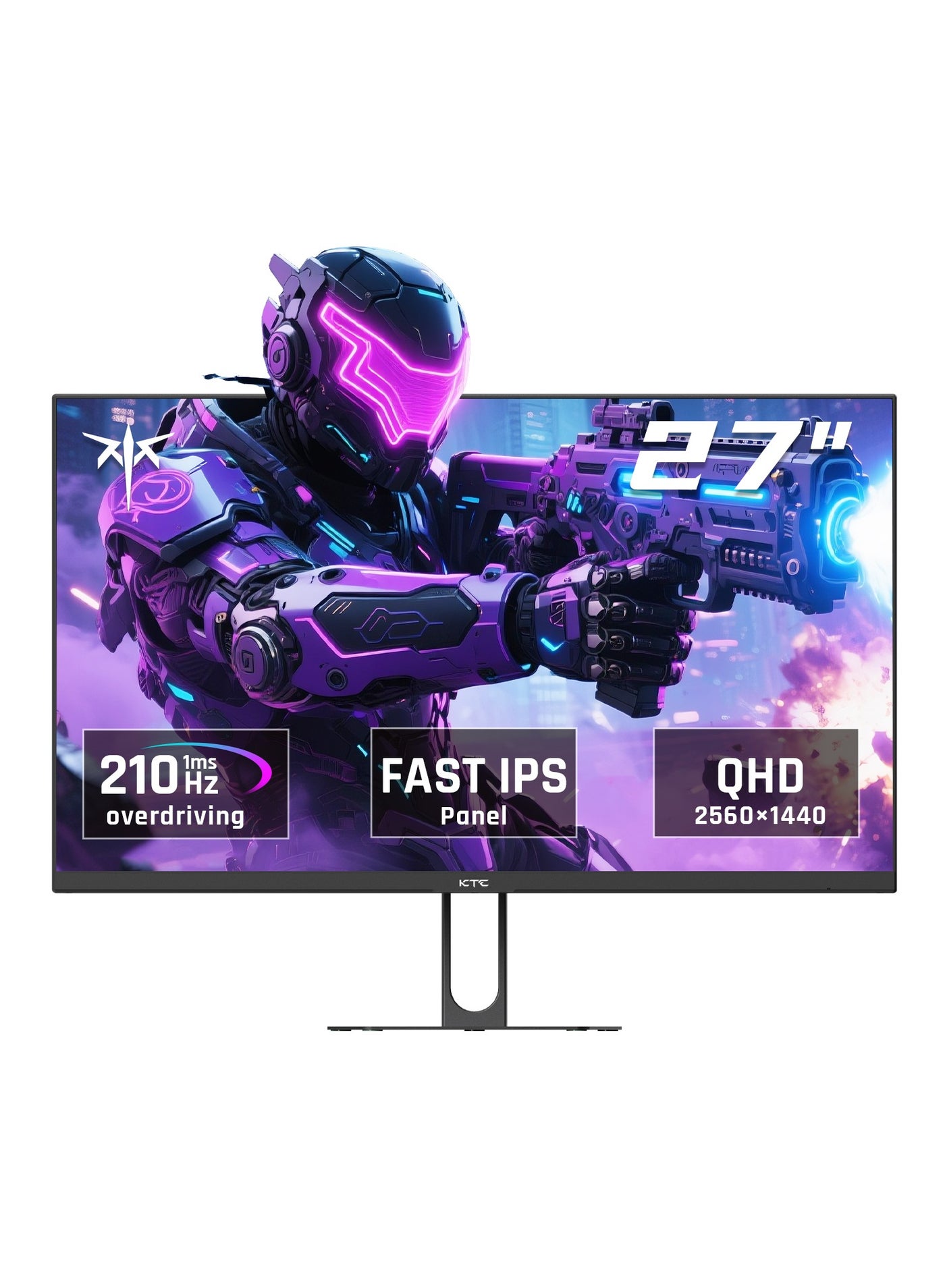 KTC 27 Inch QHD Gaming Monitor, 2K 200Hz…