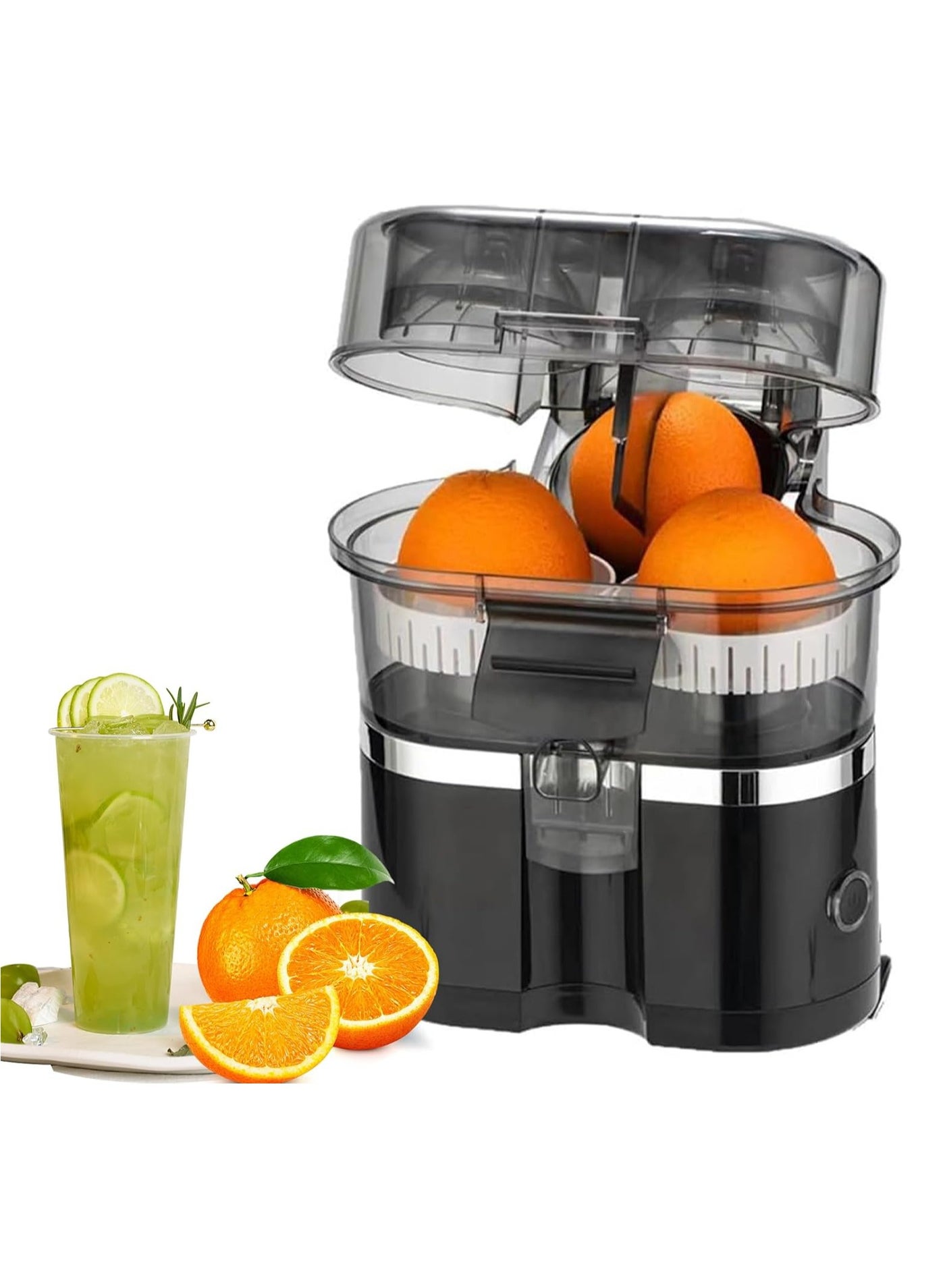 Electric Citrus Juicer, Automatic Double Orange and…