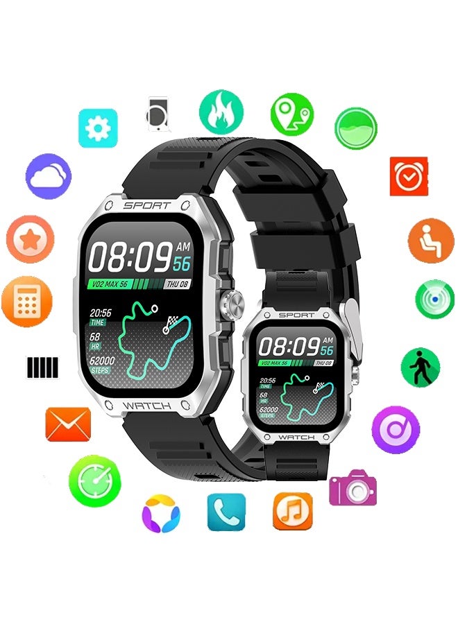 2025 New Men's Bluetooth Sports Smart Watch, 370mAh…