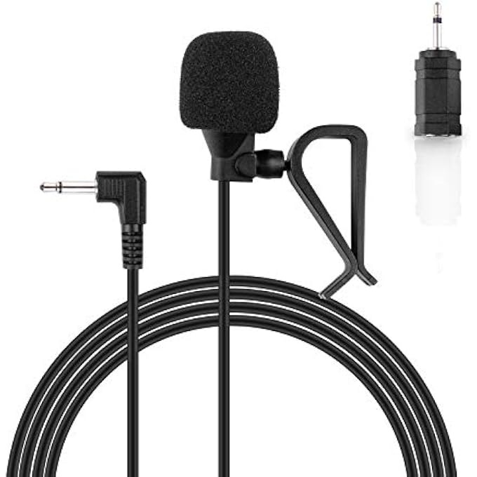 Car Microphone 35Mm Car Radio Mic Replacement…