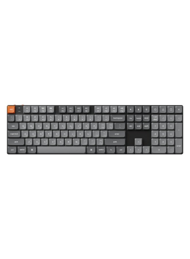 Compare K5 Max QMKVIA Wireless Mechanical Keyboard, 1000Hz Polling Rate, ENGARAB Layout, Red Gateron Mechanical Switch, 3 Mode Connection, NKey Rollover, 2000mAh Battery, Red | K5MH1AR at KSA Price