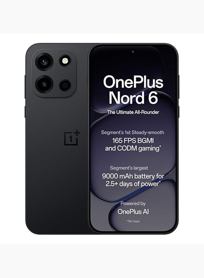 Nord 6 Dual SIM Pitch Black with AI 8GB…