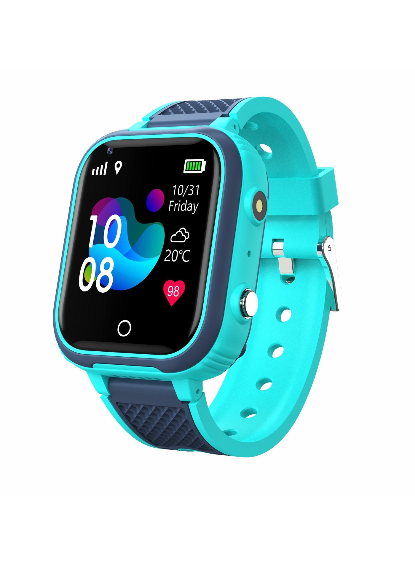 Compare LT21 Premium 4G Childrens Smartwatch with GPS, WiFi, Video Calls, SOS, IP67 Waterproof, Camera, Monitoring, Tracker, and Location Phone Blue at KSA Price
