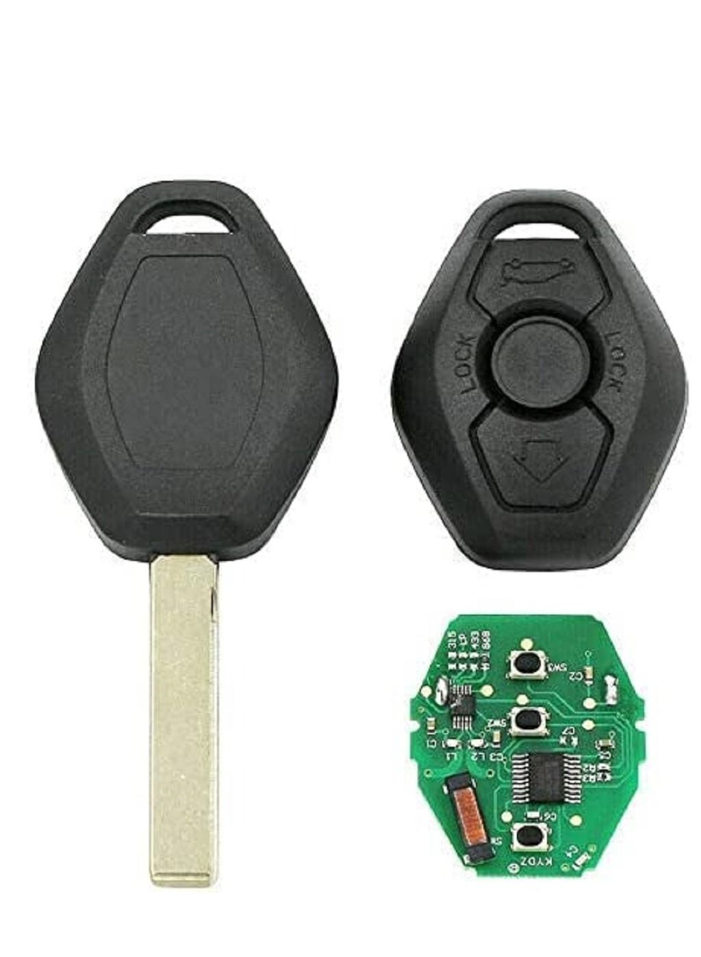 3 Buttons Smart Remote Key 868MHz Keyless Fob…