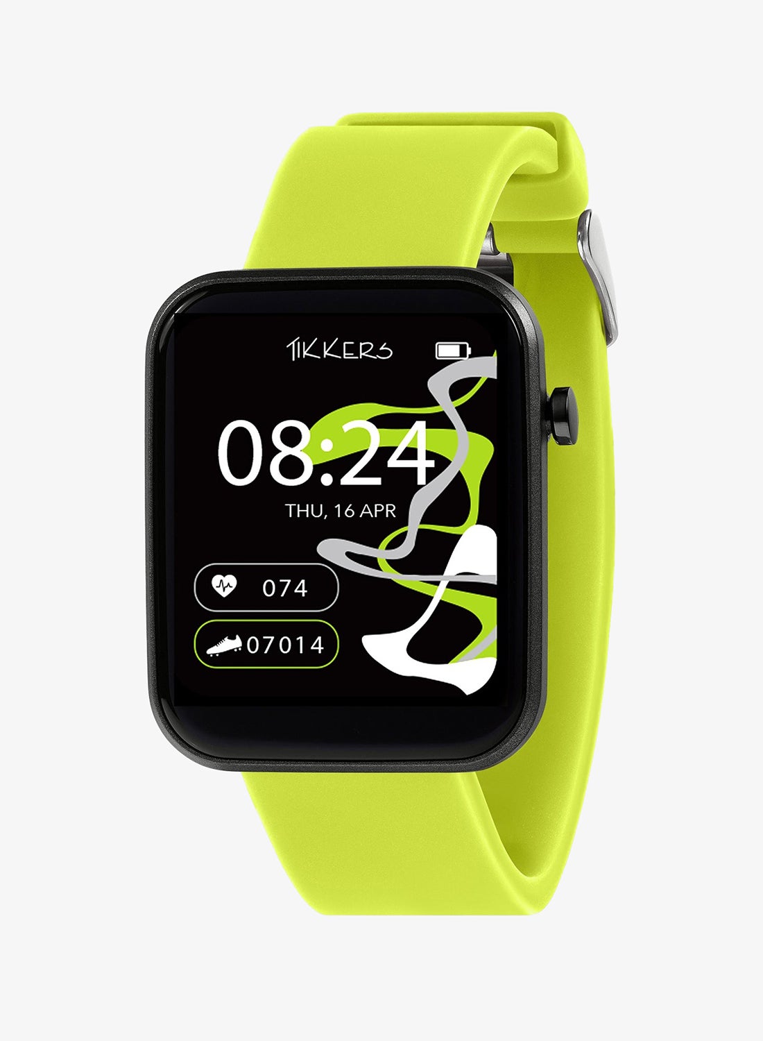 Series 13 Kids Smart Watch, Green Silicone Strap