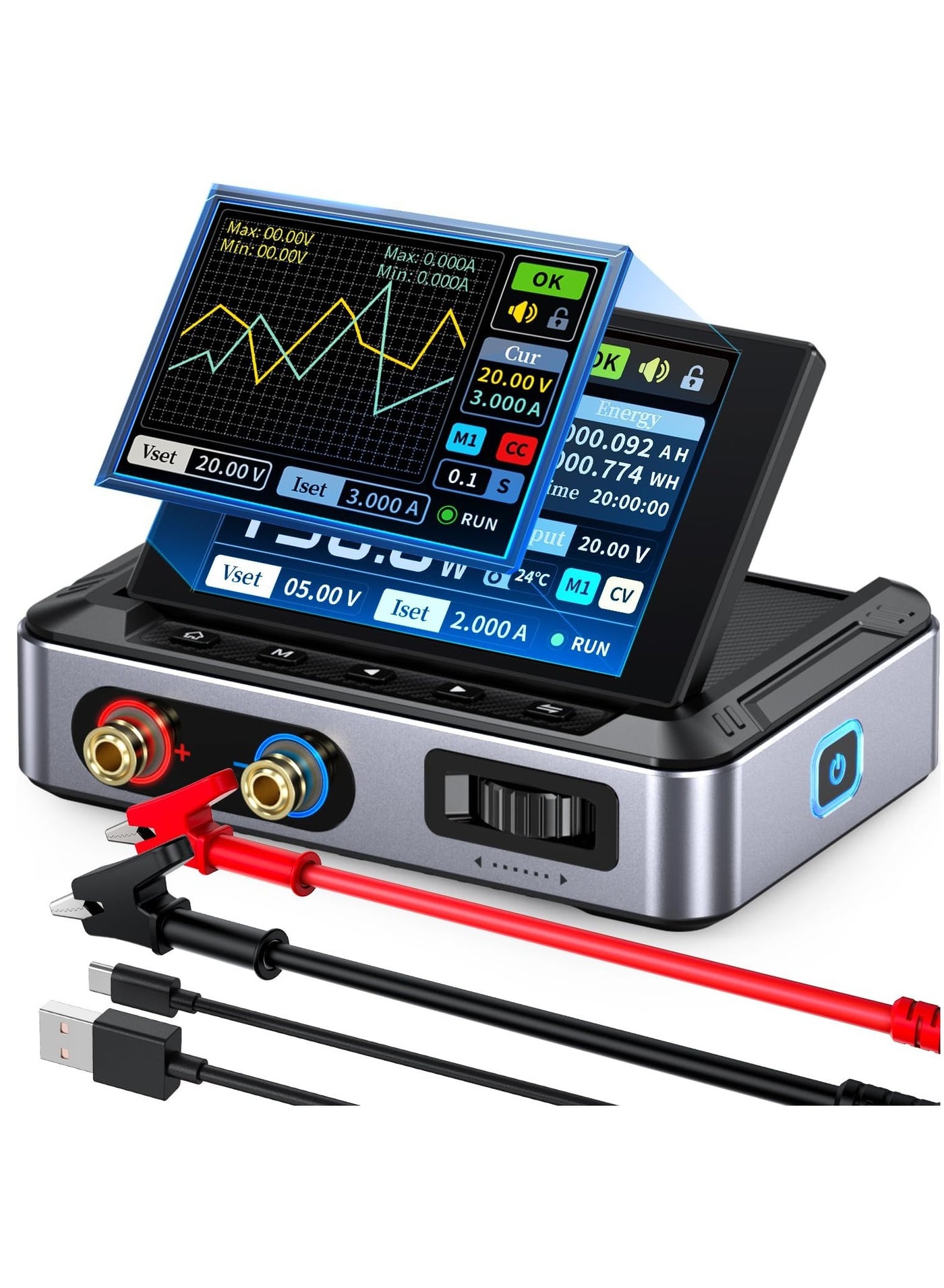 Compare FNIRSI DPS150 DC Power Supply Variable, 030V 05A Adjustable Switching Power Supply with High Precision 4Digit LED Display, 5V2A USB Port at KSA Price