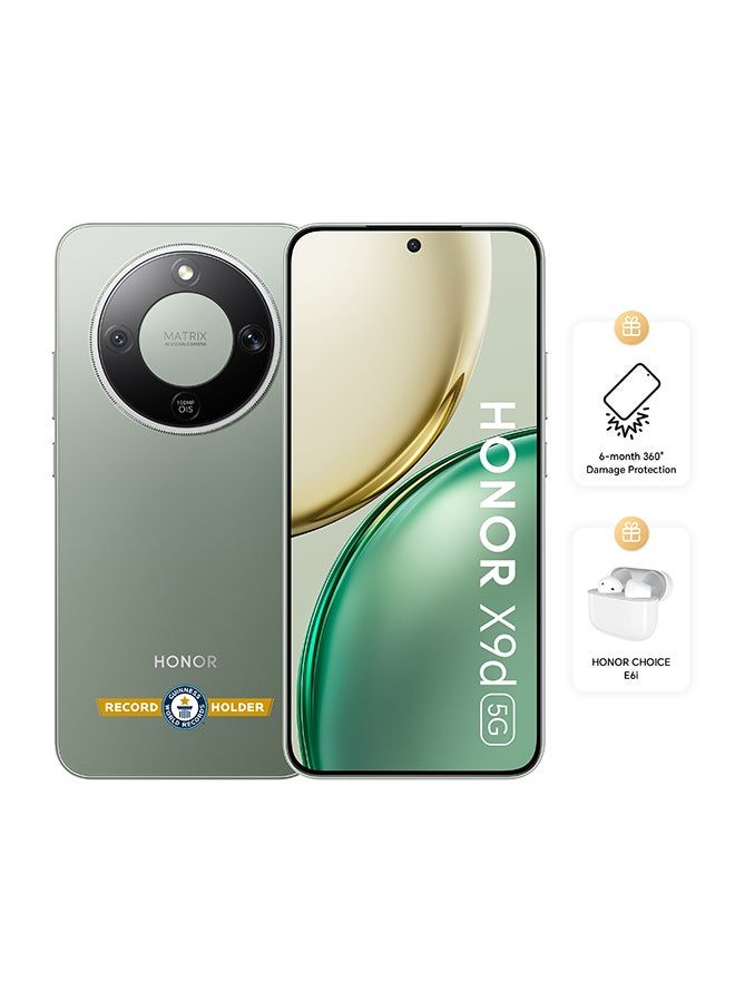 Compare X9d Dual SIM 5G 12GB RAM 256GB Forest Green With Free Choice E6i Earbuds and 6 Month Damage Insurance   Middle East Version at KSA Price