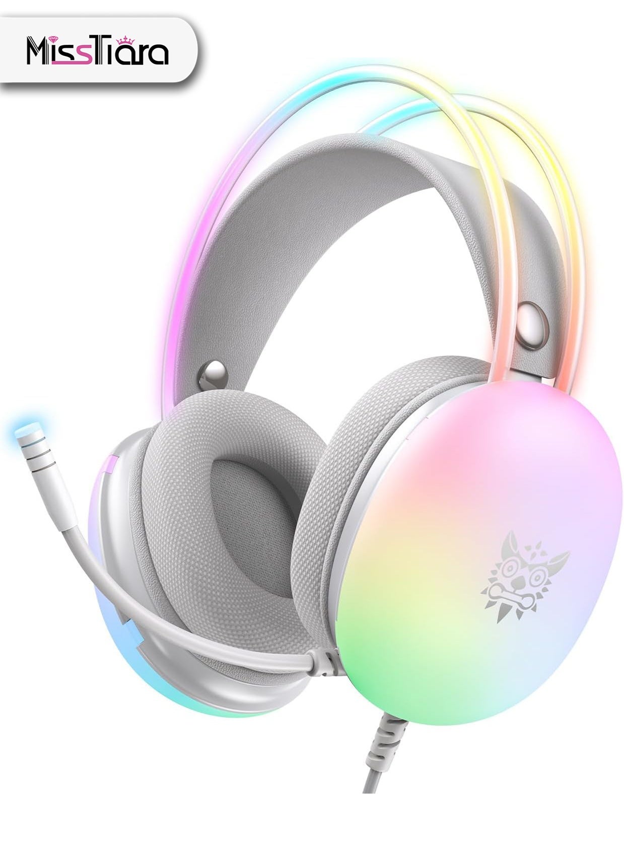 Compare HeadMounted Gaming Headset,X25 Gradient Dynamic Light Headset ,With Microphone,Gaming Headset,Computer Gaming Headset for PS4PS5XOneXSeriesNSwitchPC at KSA Price