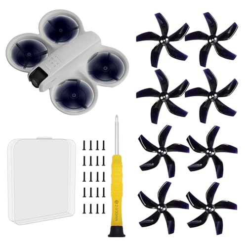 Compare Pidynx Improved Version Including ScrewsDrone Colorful Paddle Propeller for DJI NEO Silent Power Noise Reduction Replacement Traverser Wings Drone Accessories Mystic Purple at KSA Price