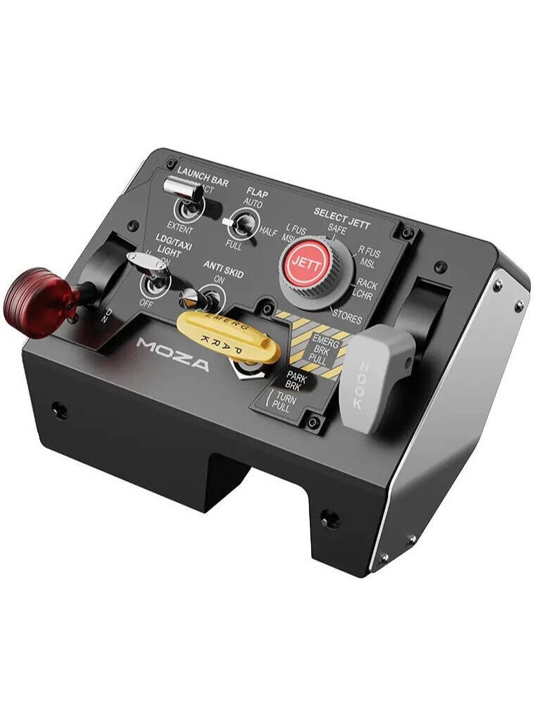 Compare MTLP Flight Sim Panel – 25 Programmable Switches, HallEffect Sensors, RGB Telemetry Lights, Parking Brake Lever, USB PC Compatible, DCSXPlaneMSFS Cockpit Controller | AS009 at KSA Price