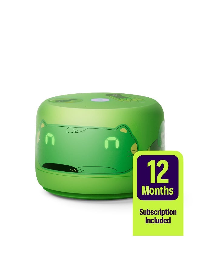 Compare Yango Yasmina Lite Smart Speaker + 12months Subscription Include, Touch Controls, Stories, Quran Recitation & Screenfree Content, Khaleeji Arabic & English Green at KSA Price