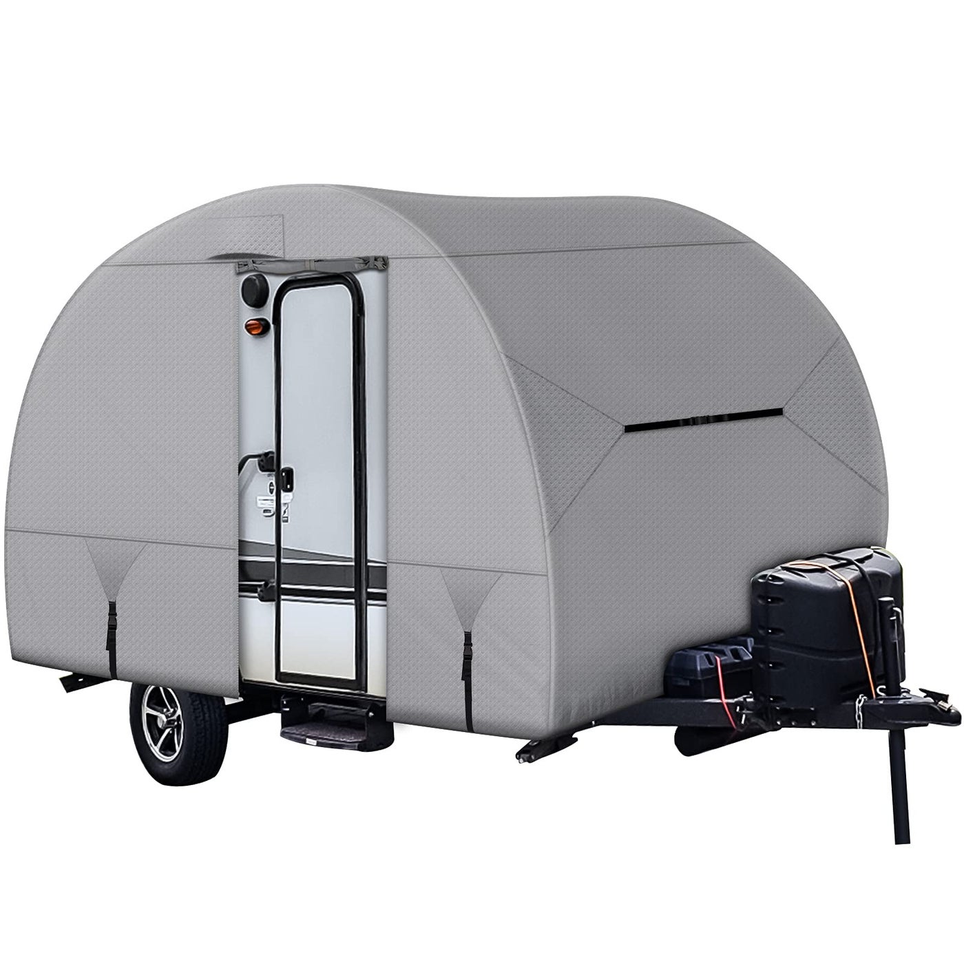Compare Leader Accessories RPOD Cover Travel Trailer RV Cover Teardrop Cover Windproof Extra Thick with Adhesive Repair Patches 1RPod tt Cover Model 2 Up to 162L at KSA Price