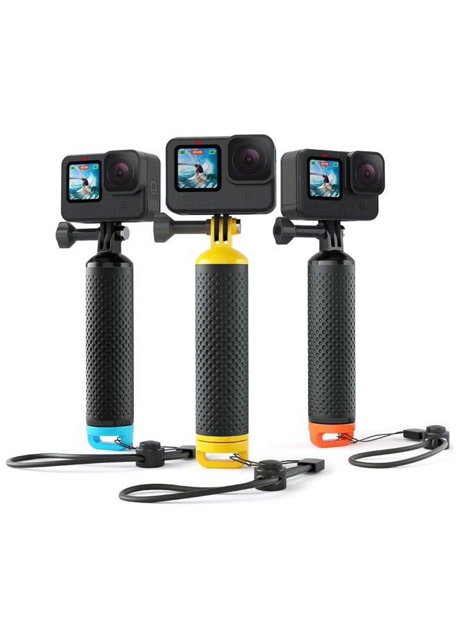 Compare Floating Handle Grip Floaty Stick Waterproof Handler Accessory Compatible with GoPro Hero 13, 12, 11, 10, 9, 8, 7, 6, 5, 4, Session, 3+, 3, Hero2018, Max, DJI Osmo Action Cameras Yellow at KSA Price
