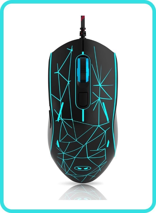 Gaming Mouse Wired G6, Ergonomic USB Optical…