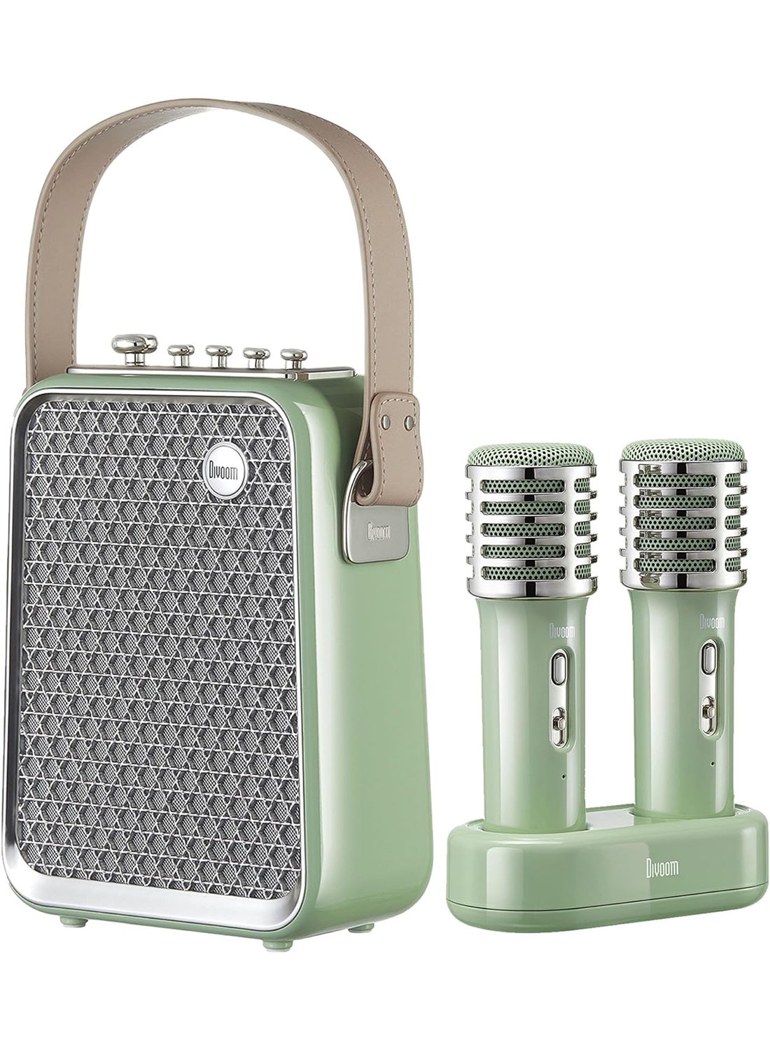 Compare Divoom Songbird HQ Portable Bluetooth Speaker With Microphones Green at KSA Price