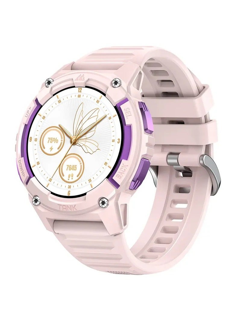 Compare TANK S2 Smartwatch – AMOLED Display, Bluetooth Calling, 5ATM Waterproof, Comprehensive Health Tracking, 12Day Battery Life, Precise GPS, Alexa & AI Voice Assistant – Perfect for Athletes & Adventurers Pink at KSA Price