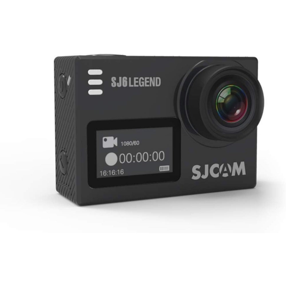 Compare Renewed SJ6 Legend Dual Screen 2inch LCD Touchscreen 2880x2160 Novatek NT96660 Sports Action Camera with AccessoriesBlack at KSA Price