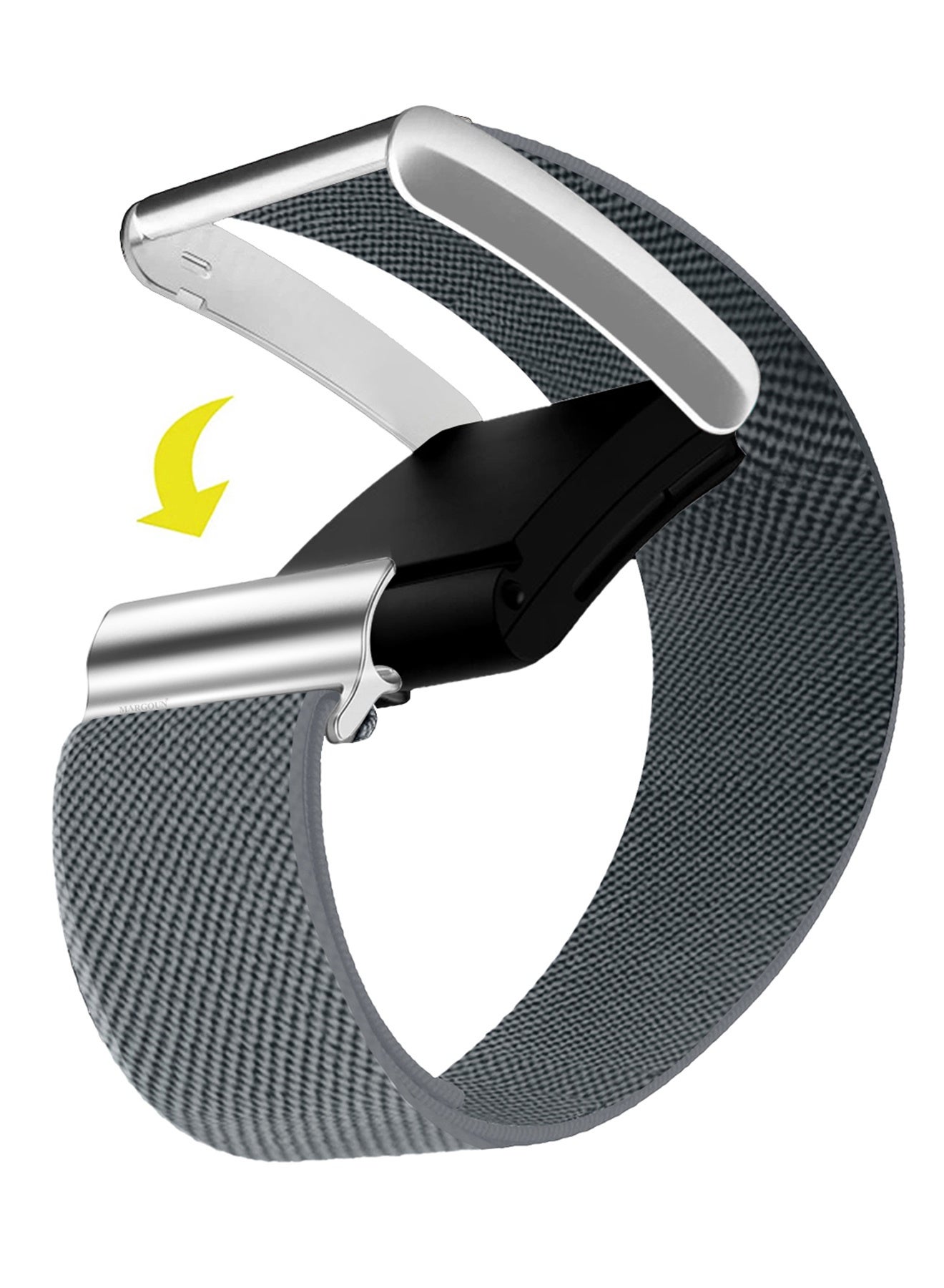 Replacement Nylon Band for Whoop 5.0 with Silver…