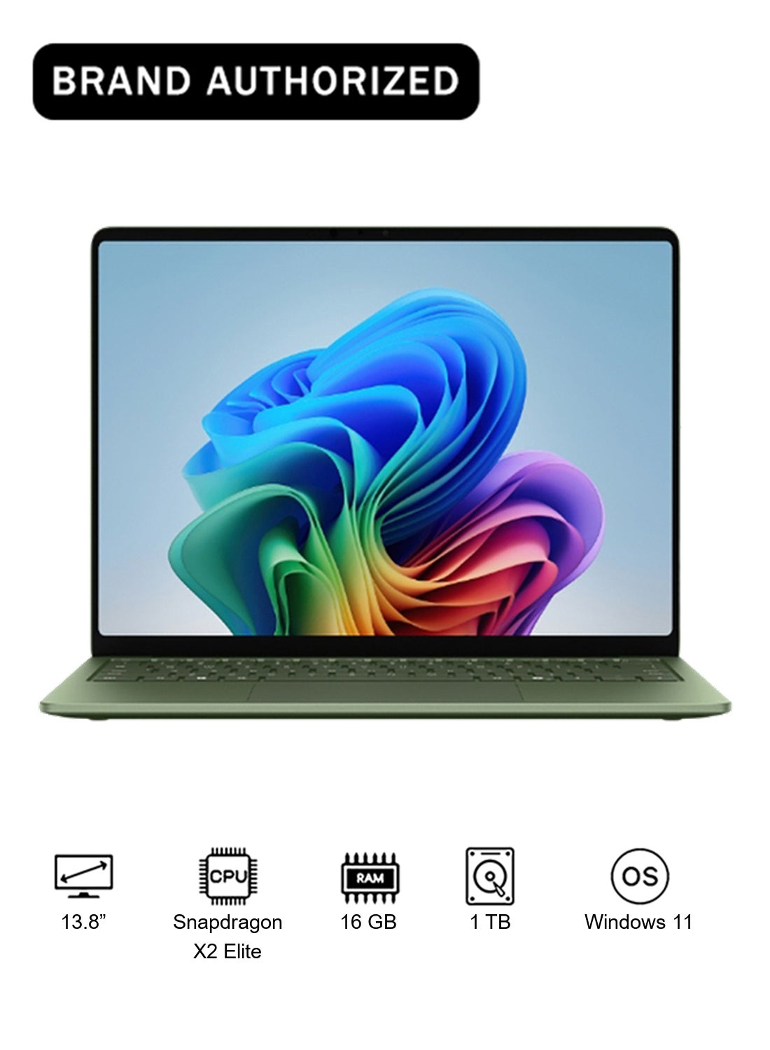 Compare Surface Laptop Copilot+PC With 13.8 Inch 120Hz Touch Display, Snapdragon X2 Elite Processor 16GB RAM DDR5 1TB SSD EnglishArabic Emerald at KSA Price