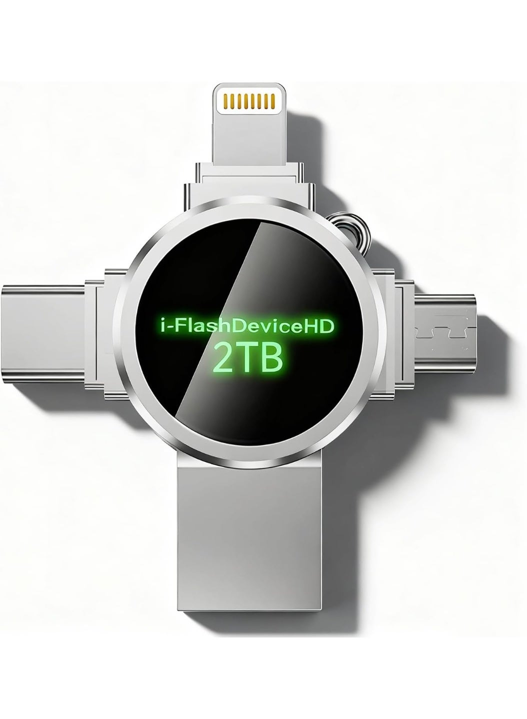 2TB USB Flash Drive 4-in-1 USB 3.0 Memory…