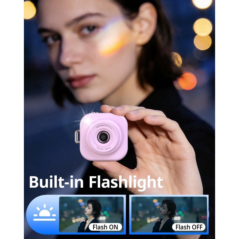 Compare Mini Keychain Digital Camera, 1080p Mini Camera Charms with 32GB Card, Small Cameras for Photography with Long Battery Life, PocketSize Keychain Camera with Chain for,Teens, Vlog, Travel at KSA Price