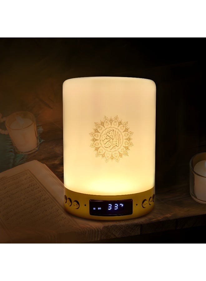 Compare Urban Trendo quran speaker with 25 Translations | 29 Reciters |16GB | Bluetooth | Remote & App Control | LED Display | Hanging | Multicolour Light | 6K Azan Cities | Quran reciter speaker | at KSA Price