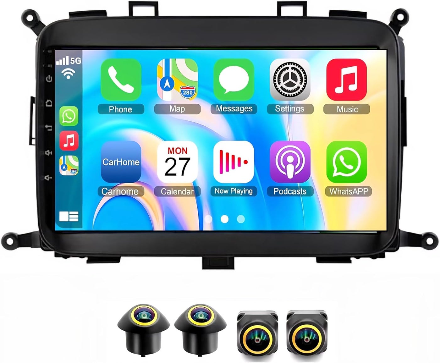 VIEREX Kia Carens Android Car Stereo with Apple…