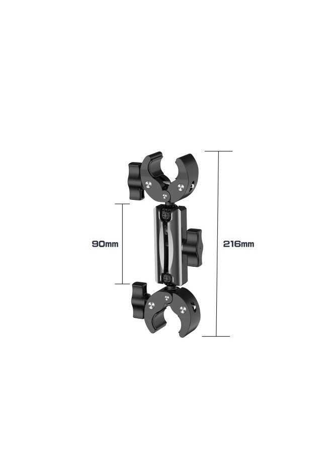 Compare Sports Camera Accessories Motorcycle Riding Selfie Stick Marking Fixing Bracket Aluminum Alloy Doubleheaded Powerful ClipColor:Black Doubleended Clip Aluminum Alloy Connecting Rod 9cm at KSA Price
