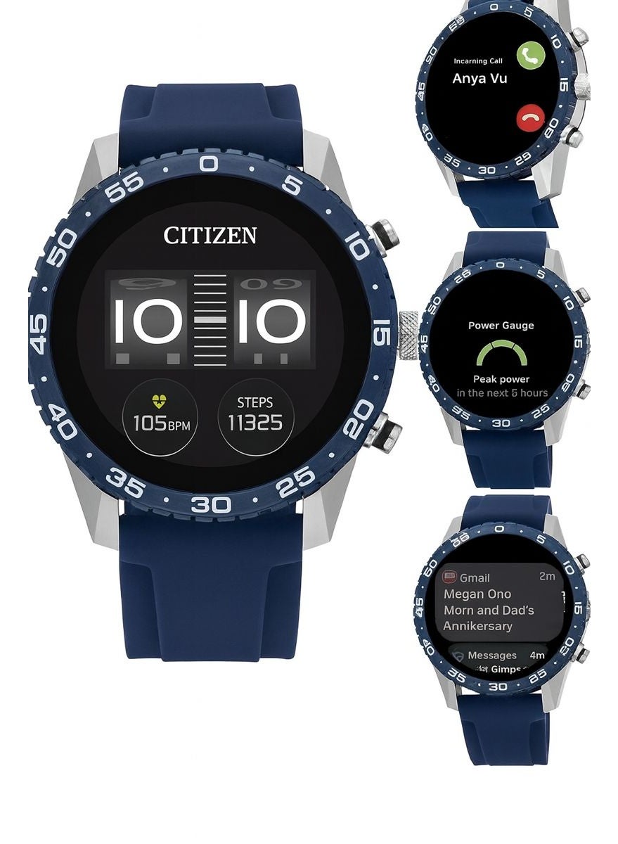 Compare Premium Smartwatch with YouQ App IBM Watson® AI + NASA Research, Wear OS by Google™, Heart Rate Monitor, BuiltIn GPS, Fitness Tracker, Amazon Alexa™, iPhone & Android Compatible, IPX6 WaterResistant at KSA Price