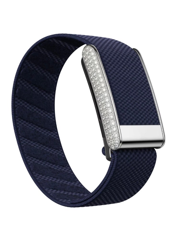 Compare Modified SuperKint Nylon with Synthetic Diamonds Band Compatible with WHOOP 5.0 One & Peak, Breathable Nylon Adjustable Waterproof Replacement Wristbands Straps with Studded with crystal U Shaped Connector | NOT for Gen 4 at KSA Price